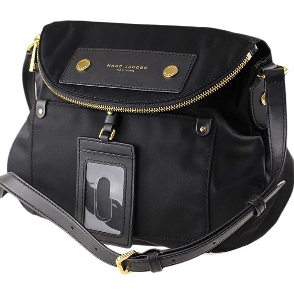 Marc Jacobs Preppy Natasha Nylon Large Crossbody Bag - Black